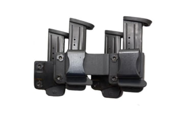 Image of CompTac Beltfeed 4 Mag OWB Kydex , Black , Left, Glock 9/40 Double Stack, .45 GAP, C66804000LBKN