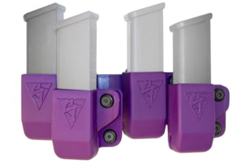 Image of CompTac Beltfeed 4 Mag OWB Kydex , Purple , Left, Glock 9/40 Double Stack, .45 GAP, C66804000LPUN