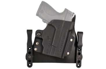 Image of CompTac MERC IWB Hybrid Holster- Guns with Lasers, Black, Right, Glock - 43 with Streamlight TLR-6, C370GL070RBSN