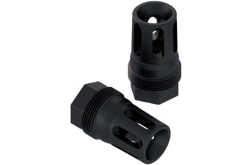 Image of Comstock Armory Compact Flash Hider, 9mm Luger, 1/2x28, Black, FHC-12-9