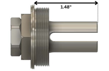 Image of Comstock Armory 4-Prong Flash Hider, .300 AAC Blackout, 5/8x24, Black, 4P-58-30