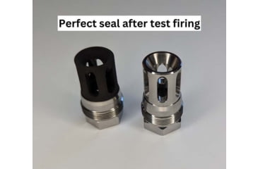Image of Comstock Armory Compact Flash Hider, 9mm Luger, 5/8x24, Black, FHC-58-9