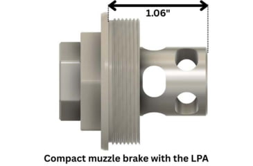 Image of Comstock Armory Comstock Muzzle Brake Compact 1/2-28 9mm