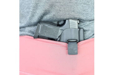 Image of Rounded Athletic Tuckable IWB KYDEX Holster for Glock 43, Ambidextrous, Black, CEI000025