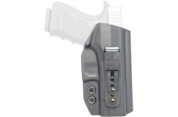 Image of Rounded Athletic Tuckable IWB KYDEX Holster, Glock 43, Ambidextrous, Black, GLK-G43-BK-AMBI-ATHLTC