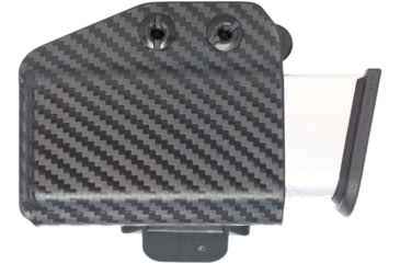 Image of Rounded Horizontal Magazine Holster for 45ACP Double Stack, Ambidextrous, Carbon Fiber Black, CEF000016