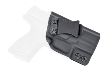 Image of Rounded IWB KYDEX Holster, Beretta APX Compact 9/40, Right Hand, Black, BTA-APXC940-BK-RH-VAR