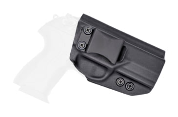 Image of Rounded IWB KYDEX Holster, Beretta PX4 Storm Compact 9/40, Right Hand, Black, BTA-PX4CMPCT-BK-RH-VAR