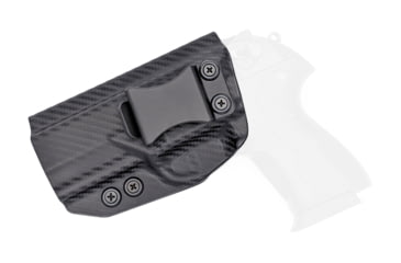 Image of Rounded IWB KYDEX Holster, Beretta PX4 Storm Full Size, Left Hand, Carbon Fiber, BTA-PX4FS-CF-LH-VAR