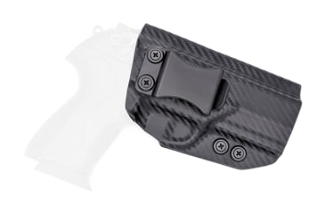 Image of Rounded IWB KYDEX Holster, Beretta PX4 Storm Full Size, Right Hand, Carbon Fiber, BTA-PX4FS-CF-RH-VAR
