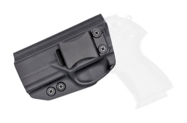 Image of Rounded IWB KYDEX Holster, Beretta PX4 Storm Sub-Compact, Left Hand, Black, BTA-PX4SUB-BK-LH-VAR
