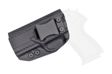 Image of Rounded IWB KYDEX Holster, Beretta PX4 Storm Sub-Compact, Left Hand, Carbon Fiber, BTA-PX4SUB-CF-LH-VAR