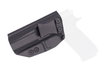 Image of Rounded IWB KYDEX Holster, CZ P-07, Left Hand, Black, CZU-P07-BK-LH-VAR