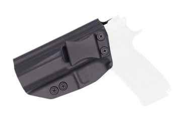 Image of Rounded IWB KYDEX Holster, CZ P-09, Left Hand, Black, CZU-P09-BK-LH-VAR