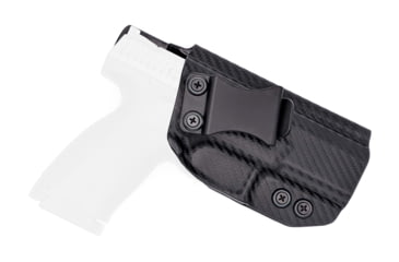 Image of Rounded IWB KYDEX Holster, CZ P-10 F, Right Hand, Carbon Fiber, CZU-P10FS-CF-RH-VAR