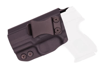 Image of Rounded IWB KYDEX Holster, FN Herstal FNS-9 Compact, Left Hand, Black, FNH-FNS940C-BK-LH-VAR