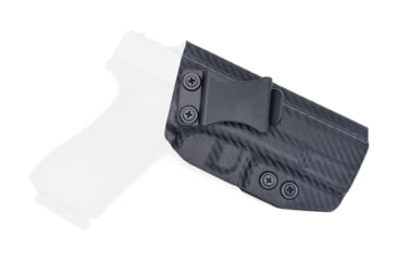 Image of Rounded IWB KYDEX Holster, Glock 17/22/31 Gen 1-5, Right Hand, Carbon Fiber, GLK-172231-CF-RH-VAR