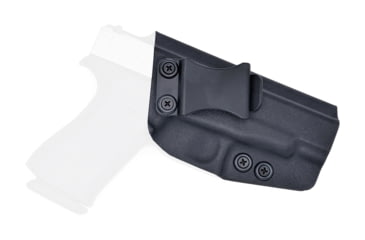 Image of Rounded IWB KYDEX Holster, Glock 48, Right Hand, Black, GLK-G48-BK-RH-VAR