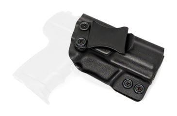 Image of Rounded IWB KYDEX Holster, Heckler &amp; Koch P2000SK, Right Hand, Black, HKH-P2000SK-BK-RH-VAR