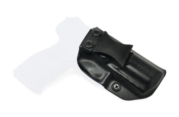 Image of Rounded IWB KYDEX Holster, Heckler &amp; Koch P30/P2000, Right Hand, Black, HKH-P30-BK-RH-VAR