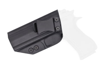 Image of Rounded IWB KYDEX Holster, IWI Masada, Left Hand, Black, IWI-MASADA-BK-LH-VAR