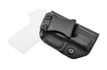 Image of Rounded IWB KYDEX Holster, Kel-Tec PF-9, Right Hand, Black, KTC-PF9-BK-RH-VAR