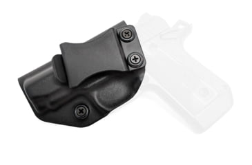 Image of Rounded IWB KYDEX Holster, Kimber Micro 9, Left Hand, Black, KBR-MICRO9-BK-LH-VAR