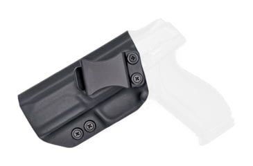 Image of Rounded IWB KYDEX Holster, Ruger American Full Size, Left Hand, Black, RGR-AMRCNFS9-BK-LH-VAR