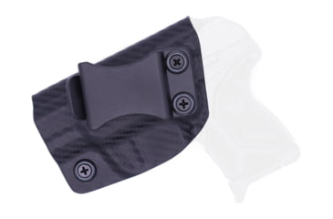 Image of Rounded IWB KYDEX Holster, Ruger LCP 2, Left Hand, Carbon Fiber, RGR-LCP2-CF-LH-VAR