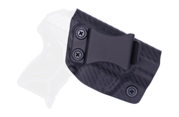 Image of Rounded IWB KYDEX Holster, Ruger LCP 2, Right Hand, Carbon Fiber, RGR-LCP2-CF-RH-VAR