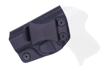 Image of Rounded IWB KYDEX Holster, Ruger LCP, Left Hand, Black, RGR-LCP-BK-LH-VAR