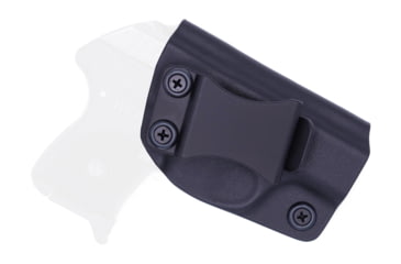Image of Rounded IWB KYDEX Holster, Ruger LCP, Right Hand, Black, RGR-LCP-BK-RH-VAR