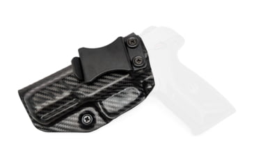 Image of Rounded IWB KYDEX Holster, Ruger Security-9, Left Hand, Carbon Fiber, RGR-SCRTY9-CF-LH-VAR