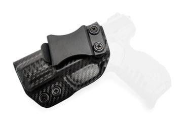 Image of Rounded IWB KYDEX Holster, Ruger SR22, Left Hand, Carbon Fiber, RGR-SR22-CF-LH-VAR