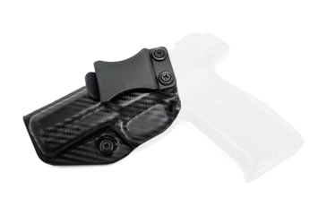 Image of Rounded IWB KYDEX Holster, Ruger SR9/SR40, Left Hand, Carbon Fiber Black, RGR-SR9SR40-CF-LH-VAR
