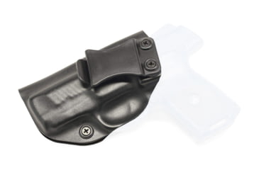 Image of Rounded IWB KYDEX Holster, Ruger SR9C, Left Hand, Black, RGR-SR9C-BK-LH-VAR
