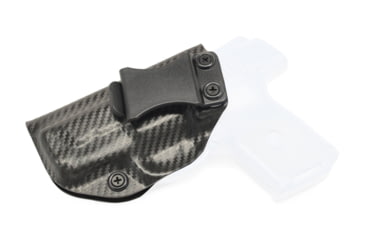 Image of Rounded IWB KYDEX Holster, Ruger SR9C, Left Hand, Carbon Fiber, RGR-SR9C-CF-LH-VAR