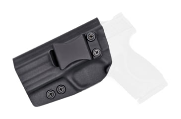 Image of Rounded IWB KYDEX Holster, S&amp;W M&amp;P 9C/40C Compact Gen 1, Left Hand, Black, SWN-MP9C40C-BK-LH-VAR