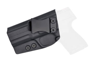 Image of Rounded IWB KYDEX Holster, S&amp;W M&amp;P 9mm/40SW Shield M2.0 4in Barrel, Left Hand, Black, SWN-MPSHIELD40-BK-LH-VAR