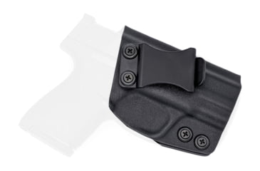Image of Rounded IWB KYDEX Holster, S&amp;W M&amp;P SHIELD 9mm/40SW, Right Hand, Black, SWN-MPSHIELD-BK-RH-VAR
