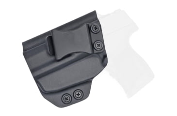 Image of Rounded IWB KYDEX Holster, Sig Sauer P365 w/Foxtrot Laser, Left Hand, Black, SSR-P365FOX-BK-LH-VAR