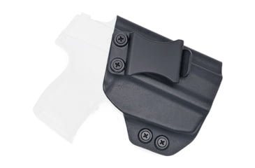 Image of Rounded IWB KYDEX Holster, Sig Sauer P365 w/Foxtrot Laser, Right Hand, Black, SSR-P365FOX-BK-RH-VAR