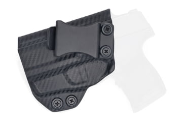 Image of Rounded IWB KYDEX Holster, Sig Sauer P365 w/Lima Laser, Left Hand, Carbon Fiber, SSR-P365LIMA-CF-LH-VAR