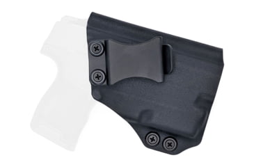 Image of Rounded IWB KYDEX Holster, Sig Sauer P365 w/TLR-6, Right Hand, Black, SSR-P365TLR6-BK-RH-VAR