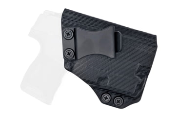Image of Rounded IWB KYDEX Holster, Sig Sauer P365 w/TLR-6, Right Hand, Carbon Fiber, SSR-P365TLR6-CF-RH-VAR