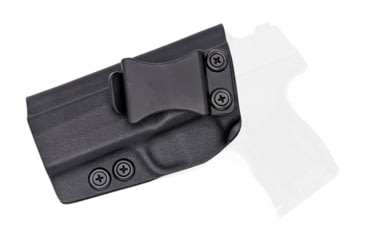 Image of Rounded IWB KYDEX Holster, Sig Sauer P365 XL, Left Hand, Black, SSR-P365XL-BK-LH-VAR