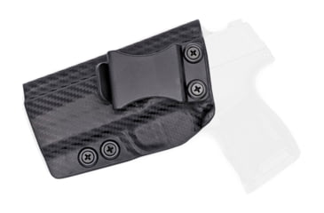 Image of Rounded IWB KYDEX Holster, Sig Sauer P365 XL, Left Hand, Carbon Fiber, SSR-P365XL-CF-LH-VAR