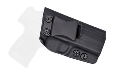 Image of Rounded IWB KYDEX Holster, Sig Sauer P365 XL, Right Hand, Black, SSR-P365XL-BK-RH-VAR