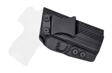 Image of Rounded IWB KYDEX Holster, Sig Sauer P365 XL, Right Hand, Carbon Fiber, SSR-P365XL-CF-RH-VAR