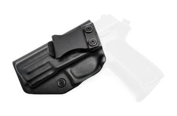 Image of Rounded IWB KYDEX Holster, Sig Sauer SP2022, Left Hand, Black, SSR-SP2022-BK-LH-VAR